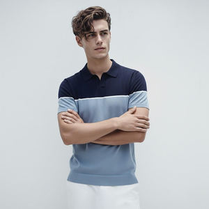 Polo de golf personnalisé avec logo, 250 g/m², poids lourd, pour hommes, style streetwear, vêtements de golf, tissu toile respirant, stock en gros - Product Image 5