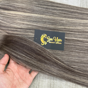 Extensiones de Cabello Humano Vietnamita Sun Hair Company con Cierre de Encaje HD, Doble Trama, Color Piano Personalizado con Reflejos Sutiles - Product Image 5