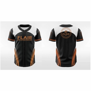 Customizable Breathable Polyester Crew Neck <b>Baseball</b> & Softball Jerseys Plus Size Sublimated Printed Design Wear <b>Sets</b> - Product Image 2