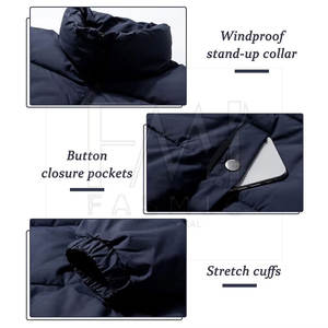 Precio de fábrica, ropa de invierno, chaquetas transpirables para mujer, diseño personalizado, chaquetas acolchadas recortadas con burbujas - Product Image 6