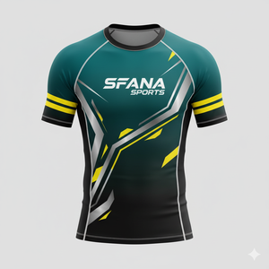 Conjunto de Rashguard y Pantalones Cortos de Compresión para Hombre, MMA, BJJ, de Secado Rápido, Elástico, Duradero, Cómodo, Diseño Profesional, UPF50+ - Product Image 2