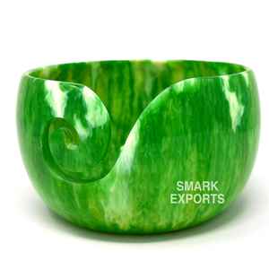 Bol à Fil en Résine Écologique Fait Main pour Laine, Support Durable pour Tricot et Crochet, Idéal pour les Amateurs de Tricot et de Crochet - Product Image 1