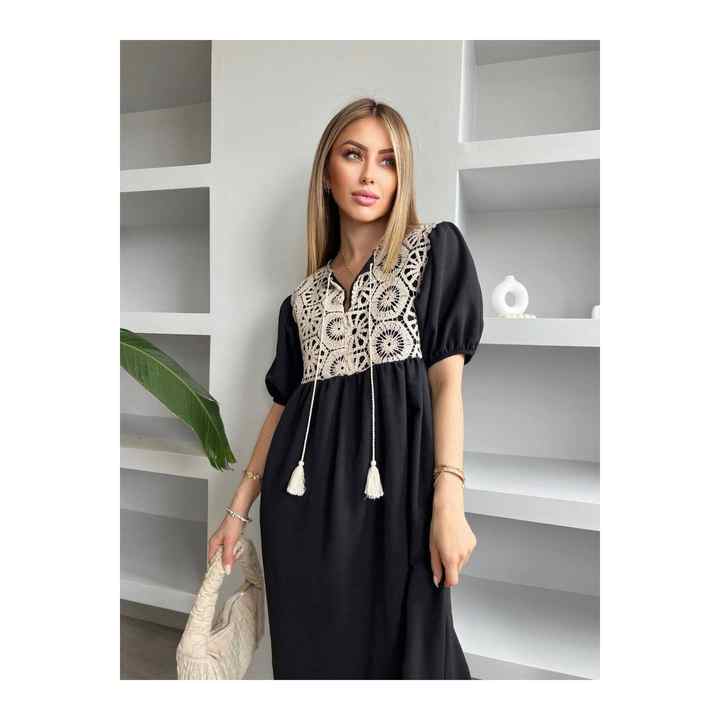 Laced Black Dress
