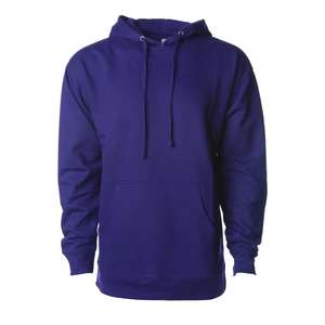 Sweat-shirt à capuche en coton mélangé grande taille pour hommes, pull surdimensionné à capuche en polaire avec logo brodé, basiques personnalisables - Product Image 2