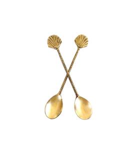 Cuillère en laiton naturel de qualité chaude fabricant fait à la main meilleur couverts couverts cuillère maison Restaurant cuillère en laiton de qualité supérieure dîner - Product Image 2