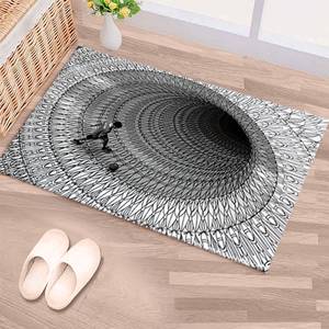 3D Optical Illusion <b>Rug</b>: Modern Abstract Accent <b>Rug</b>,<b>Chenille</b> <b>Rug</b> - Product Image 1