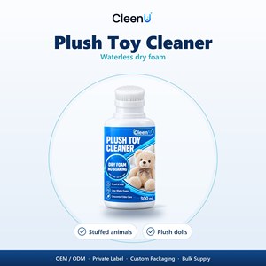 Detergente Schiumogeno per Peluche 300ml con Spazzola, Pulitore Senz'Acqua per Giocattoli di Peluche, Senza Profumo, per Bambole, Cuscini, Giocattoli per Animali Domestici, OEM, Ingrosso - Product Image 1