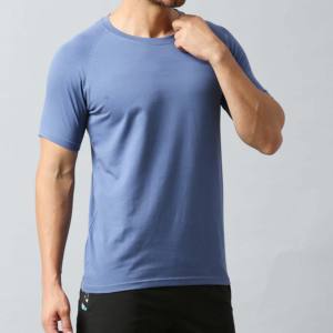 Ropa de calle de alta calidad, venta al por mayor de moda, camisetas de gimnasio en blanco de algodón ajustado musculoso para hombre, camiseta de moda para hombre - Product Image 5