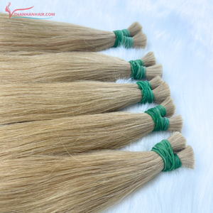 Meilleure vente Extensions de cheveux Remy vietnamiens couleur cuticule vierge en vrac 100g Double tirage prêt à expédier - Product Image 2