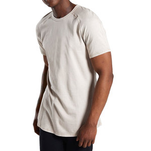 95% algodón 5% Spandex elástico transpirable y suave Camisetas cuello redondo para gimnasio básico PASTEL ROSA CAMISETA CASUAL - Product Image 5