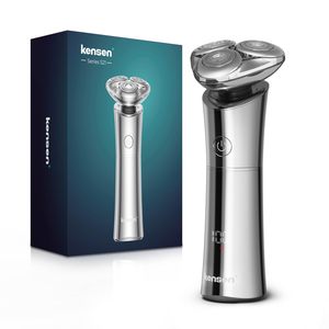 Afeitadora Eléctrica para Hombre, Afeitadora de Láminas, Afeitadora en Seco y Húmedo, Cuchilla Doble de Acero Inoxidable, Resistente al Agua IPX7, Recortadora de Barba - Product Image 2