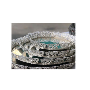Silver Metal <b>Mirror</b> <b>Tray</b> Classic Design Home Table Decorative <b>Tray</b> Centerpiece in Attractive Price by Wholesale Suppliers - Product Image 1