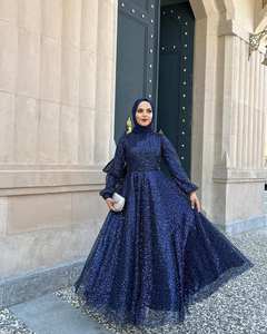 Abaya de luxe élégante en soie vintage, tissu perlé, longueur au sol, manches longues, anti-rides, couleur personnalisée faite à la main, tenue de prière pour - Product Image 6