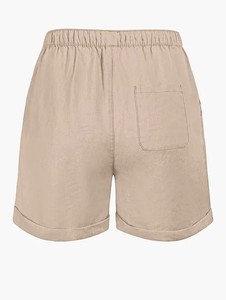 100% coton course court respirant confort personnalisable Shorts pour femmes Shorts couleur unie usage extérieur court avec poches - Product Image 5