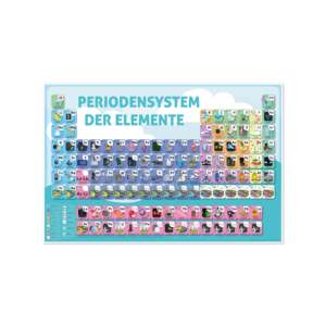 Washable Children's Placemat Featuring the Periodic Table for Home Use - Product Image 1