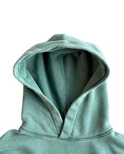 Manufacturer Streetwear Custom Printed Logo Distressed Sun Faded Vintage Hoddie Set Cotton Acid Washed Rhinestone <b>Hoodie</b> - Product Image 3