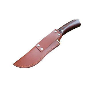 Cuchillo de hoja fija de acero de Damasco de alta calidad, mango de madera, tamaño compacto, proveedor OEM, forjado Premium de Pakistán - Product Image 2