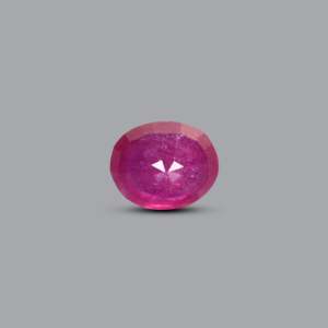 Rubis naturel de 3 carats, taille émeraude rouge, pour accessoires de bijouterie, hauteur 8 mm, créé en laboratoire, traité thermiquement - Product Image 2