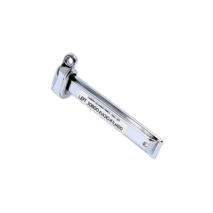 Manija del panel lateral izquierdo para motocicleta Lambretta LD modelo 1954-1958 con embellecedor cromado - Product Image 2