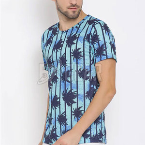 Camiseta cómoda para hombre con estampado de sublimación Diseño de estilo callejero de manga corta para uso diario de verano - Product Image 2