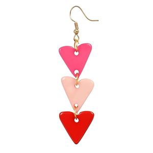 Modern Resin <b>Long</b> Cute <b>Earrings</b> Layered Heart Hat Boot <b>Earrings</b> for Women Stylish Oil Paint Stud <b>Earring</b> BY HF CRAFTS - Product Image 3
