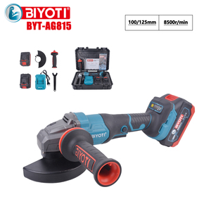 เครื่องเจียร<span class=keywords><strong>ไฟฟ้า</strong></span>ไร้สาย BIYOTI รุ่นมืออาชีพ ขนาด 125 มม. แบบไร้แปรงถ่าน พร้อมปุ่มควบคุมความเร็วแบบปรับได้ แบตเตอรี่ลิเธียม 3.0Ah - Product Image 1