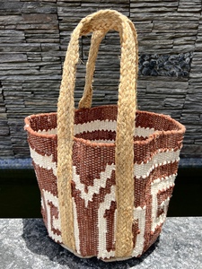 Sac fourre-tout bandoulière bohème en jute 100 % écologique pour femme, tendance 2026, de haute qualité, style vintage, pour le shopping et les voyages, vente en gros - Product Image 4
