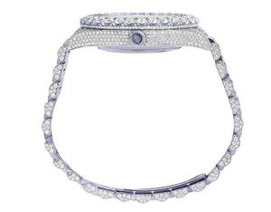 Moda VVS Moissanite Diamond árabe Dial automático Iced Out reloj de pulsera Hip Hop Bling moda de lujo de hombres mayorista - Product Image 4