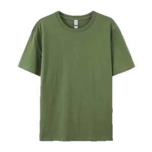 Cómodo transpirable de talla grande tela de algodón ecológica hombres OEM etiqueta impresa personalizada camisetas de manga corta todos los tamaños - Product Image 4