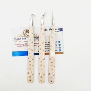 Pinzas para Extensión de Pestañas con Punta de Fibra de Acero Inoxidable Personalizadas, Pinzas para Pestañas con Punta Puntiaguda Sólida - Product Image 2