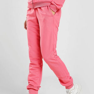 Survêtement en polaire personnalisé 2025 pour femmes, pantalon de survêtement à motif solide et ensemble de jogging à capuche pour l'hiver - Product Image 6