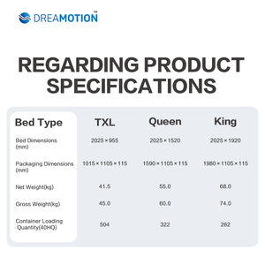Регулируемая электрическая кровать Dreamotion для спальни, основание без зазора, с беспроводным пультом, компактная упаковка, производство Китай - Product Image 5