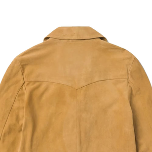 Chaqueta de Invierno Unisex de Cuero Genuino Suave con Flecos, Capucha y Cierre de Cremallera, Logotipo Frontal, RTS OEM - Product Image 2