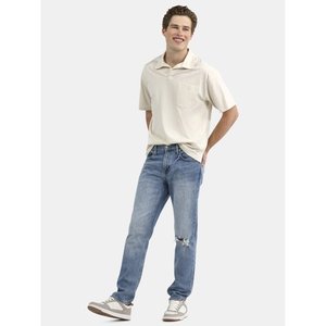 Novedad de verano, polos de manga corta para hombre, ropa de trabajo de Color sólido, Camiseta de algodón, jersey de solapa informal, ropa, Tops, azul y blanco - Product Image 4