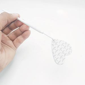 Venta al por mayor espejo de extensión de pestañas en forma de corazón logotipo personalizado acero sostenible impresión punta puntiaguda regalo para Aplicación de pestañas - Product Image 5