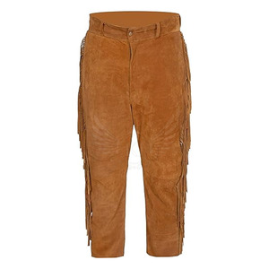 Wholesale Cheap Price Leather <b>Pants</b> Water Proof Breathable Suede Suede Leather <b>Pant</b> for Adults - Product Image 1
