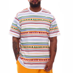 Transpirable Algodón Poliéster Hombres Sublimación Camisetas Impresión personalizada Ropa casual Camiseta de manga corta - Product Image 5