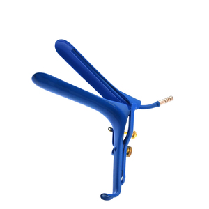 หลอดใส่เข็มสเตนเลสสตีลเคลือบสีน้ำเงิน - Product Image 1