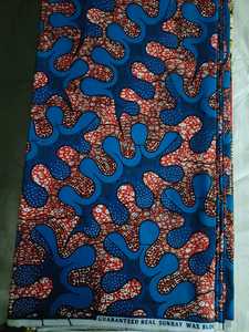 Bulk OEM Senegalese Holland African 100 Percent Cotton Wax Fabric Dutch Wax Print <b>for</b> Dresses and Home Decor - Product Image 2