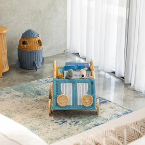 Panier de rangement multifonction écologique en rotin naturel Archie - Product Image 6