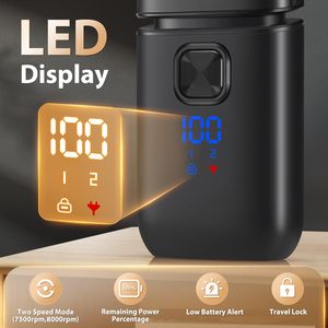 Afeitadora Eléctrica de Lámina para Hombre, Velocidades Ajustables, Bloqueo de Viaje, Recargable, Recortadora, IPX7, 120 Minutos de Autonomía para Afeitar la Cara, RV - Product Image 5