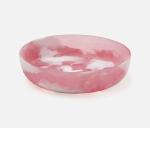 Epoxy Resin Bowl for Multiple Uses | <b>Blue</b> <b>Bow</b> | Gift Handmade Salad Bowl Fruit Storage Home Dinnerware - Product Image 2