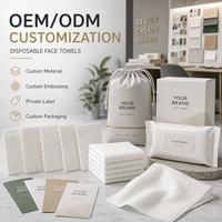 Lingettes épaisses en coton doux, respectueuses de la peau, lingettes démaquillantes, serviettes faciales jetables pour une utilisation quotidienne à domicile et les soins de la peau