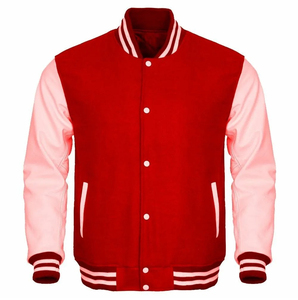 Hot Selling Custom Winter Varsity Jacket Breathable Canvas Fleece Lining High Street Polyester Sleeve Windproof Stand - Product Image 3