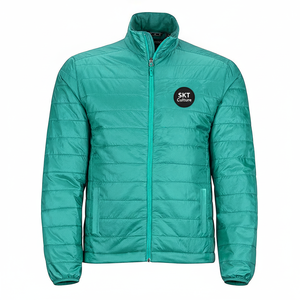 Doudoune en polyester imperméable pour hommes avec capuche service OEM personnalisé Pakistan vente en gros 2025 high street - Product Image 6