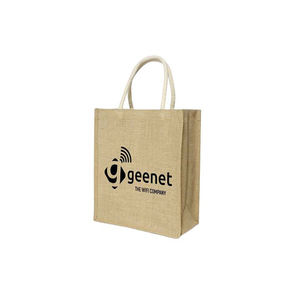 Bolsa de yute blanca hecha a mano ecológica bolsa de diseñador de yute de moda Premium para la sostenibilidad - Product Image 5