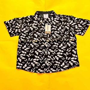 เสื้อเชิ้ตแขนสั้นคอกลมลำลองผู้ชาย ไซส์ใหญ่ ระบายอากาศได้ดี พิมพ์ลายดิจิตอลบนผ้าไม่ทอ ออกแบบ OEM ผ้าฝ้าย 100% สั่งทำได้ - Product Image 2