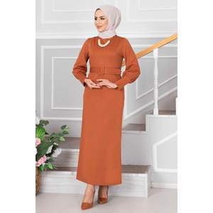 Tuile de robe hijab ceinturée Suzanne - Product Image 1