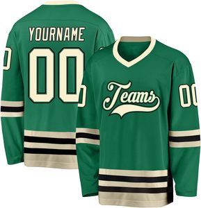 Camiseta de hockey sobre hielo Reversible personalizable para hombre, nombre del equipo, tamaño OEM, cualquier logotipo bordado sublimado, número, uniforme de diseño para adultos - Product Image 1