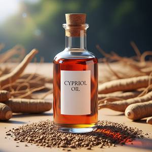 Fabricante de aceite esencial Nagarmotha de aceite de cipriol de alta calidad exportador de India - Product Image 2